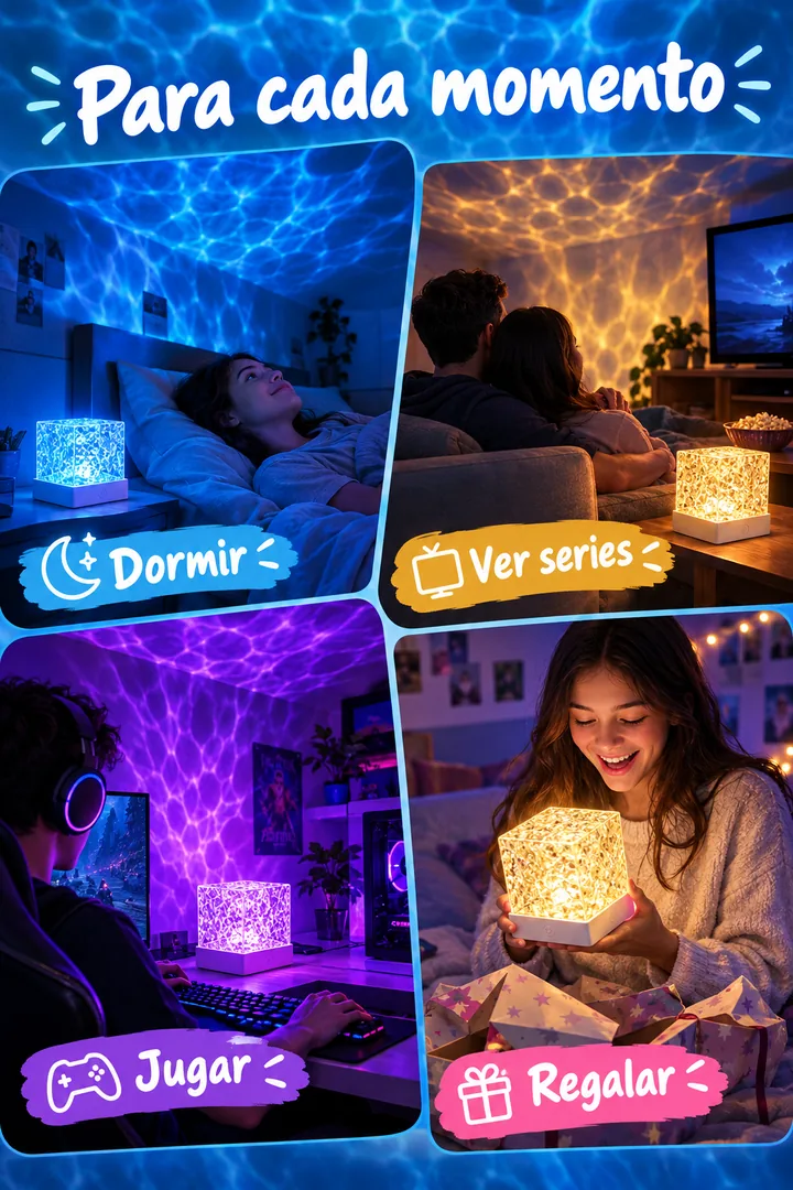 Para cada momento: dormir, ver series, jugar y regalar